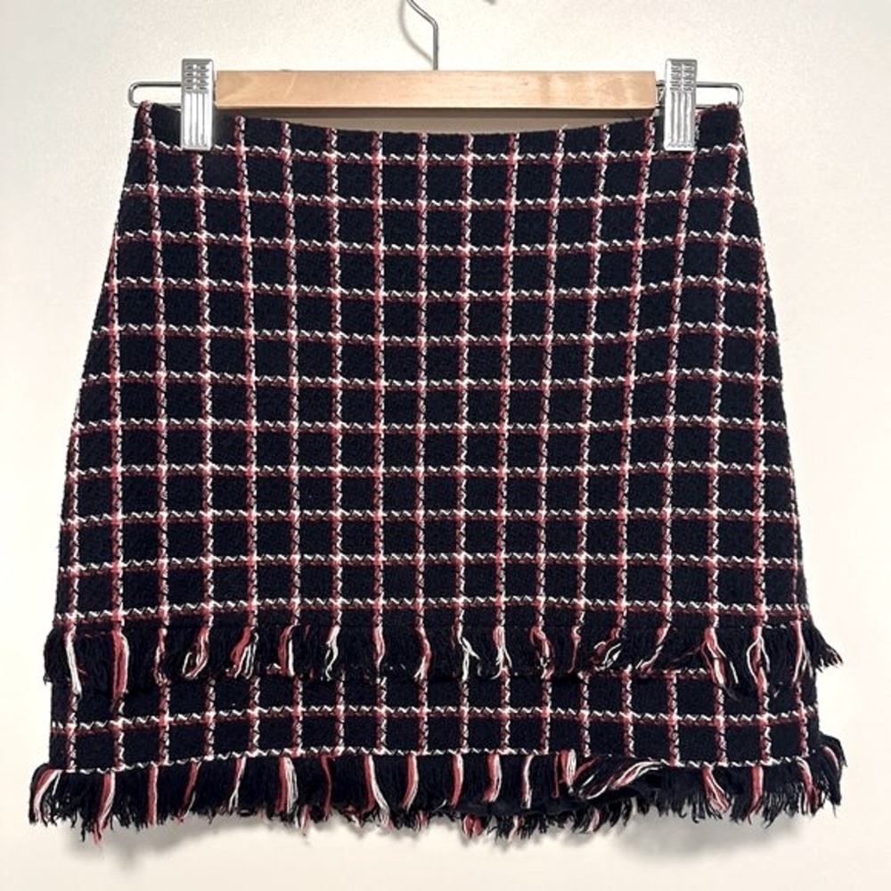 Zara Plaid Mini Skirt